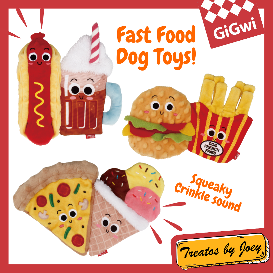 GiGwi New Fast Food Dog Toy