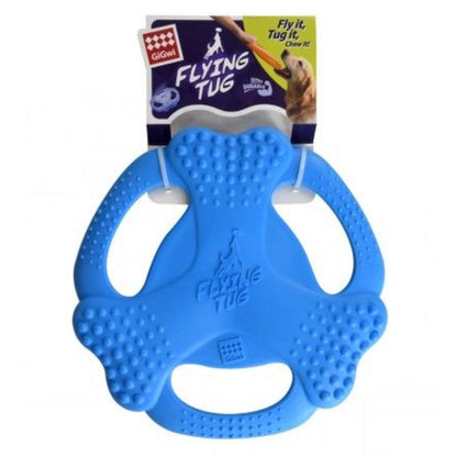 GigWi Edge Flash Fly Bone Ball Flying Dog Toy