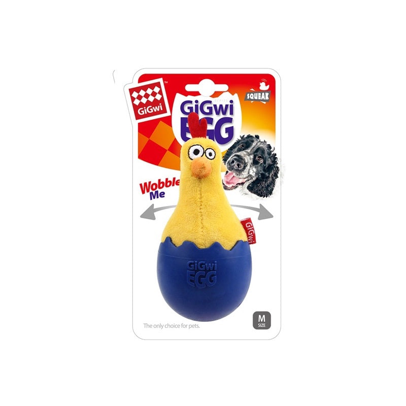 Gigwi Egg Wobble Dog Toy