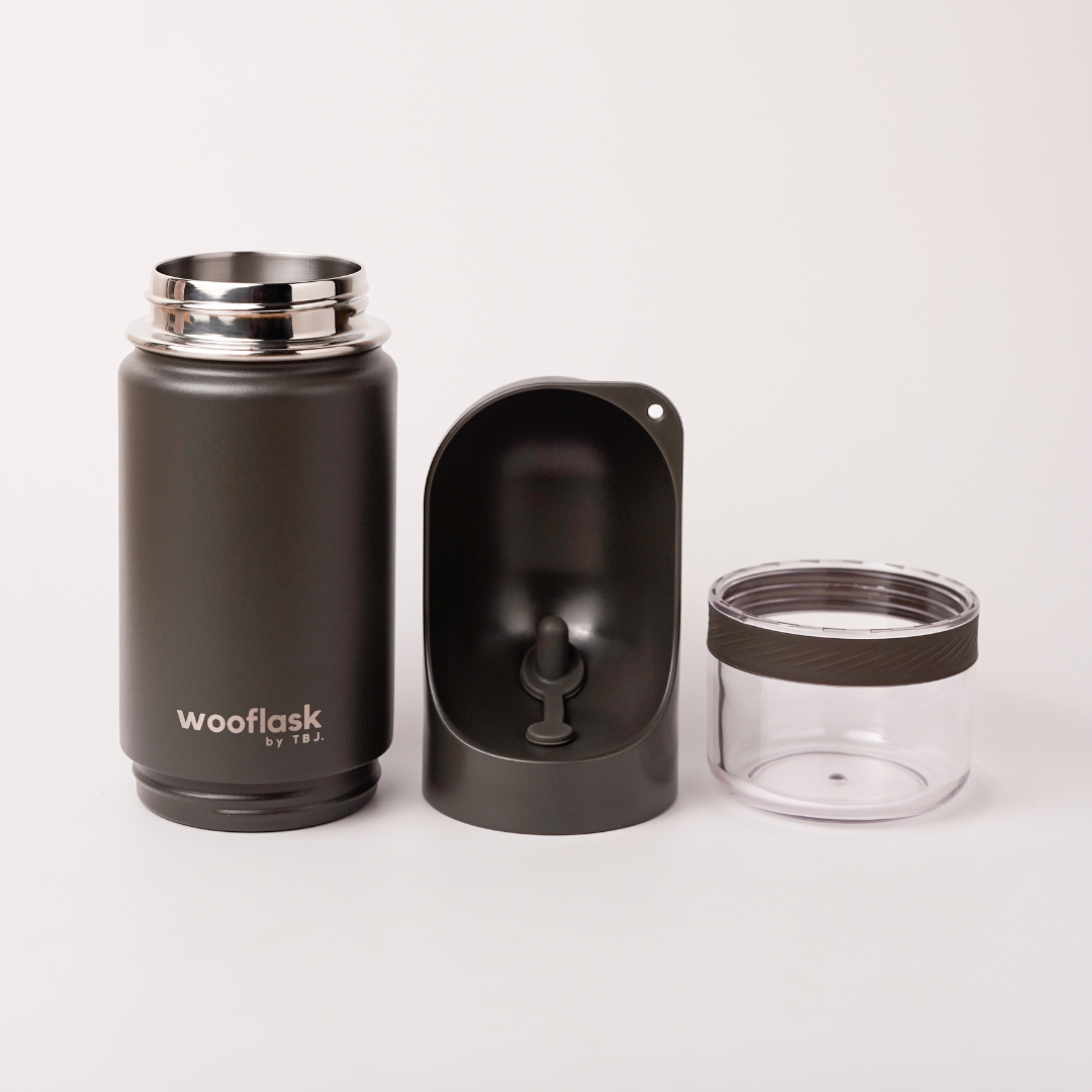 Wooflask Black 12oz