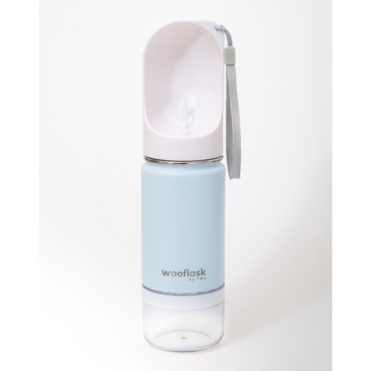 Wooflask Light Blue 12oz