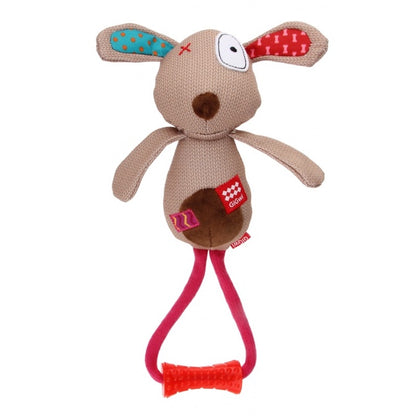 Gigwi Plush Friendz Tug Dog Toy