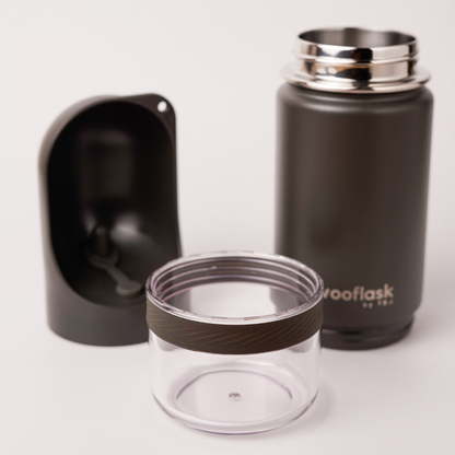 Wooflask Black 12oz