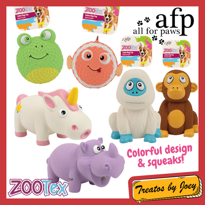 All For Paws AFP Zootex Rubber Dog Toy