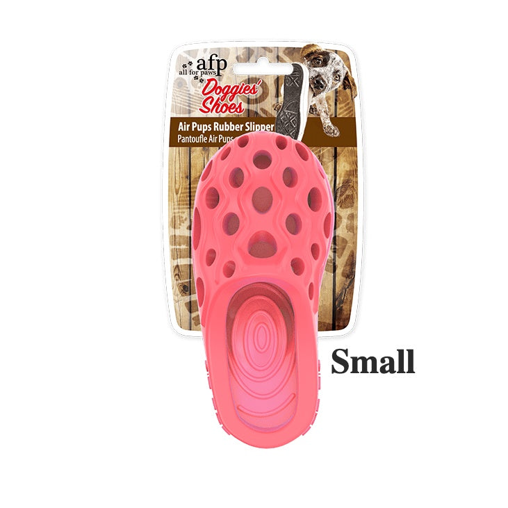 Rubber shoe hot sale dog toy