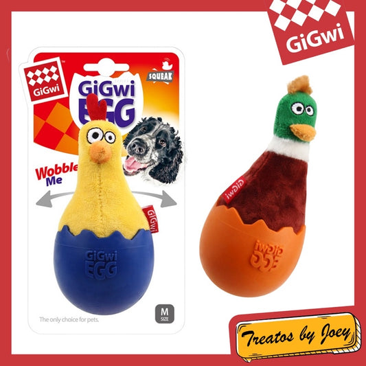 Gigwi Egg Wobble Dog Toy