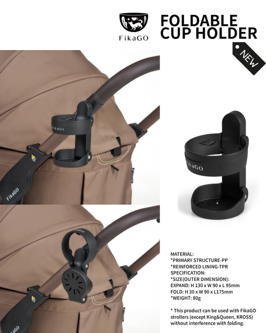 FikaGo Stroller Cup Holder Dog Cat Stroller