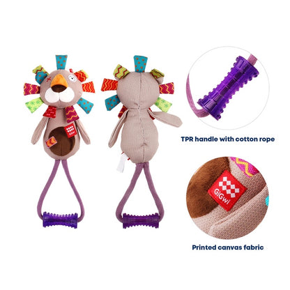 Gigwi Plush Friendz Tug Dog Toy