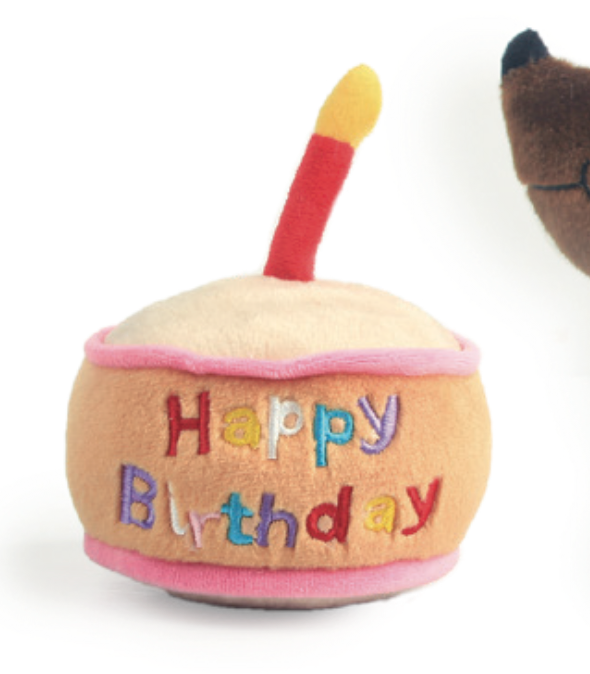 All For Paws AFP Birthday Cake Dog Toy