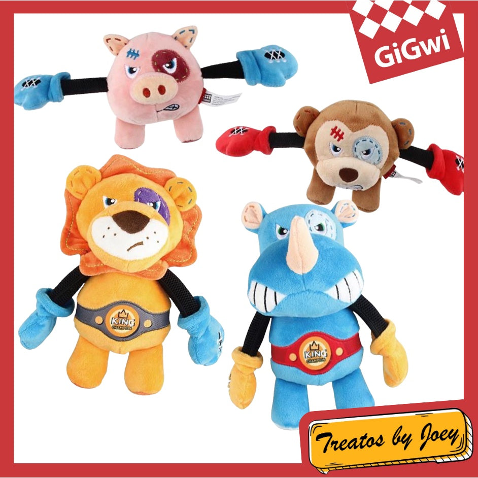 GiGwi Rock Zoo Dog Toy