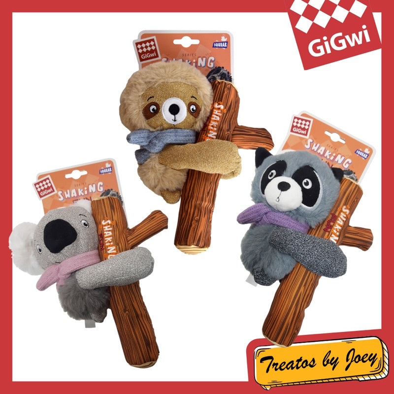 Gigwi Plush Toy Koala Squeaky Dog Toy