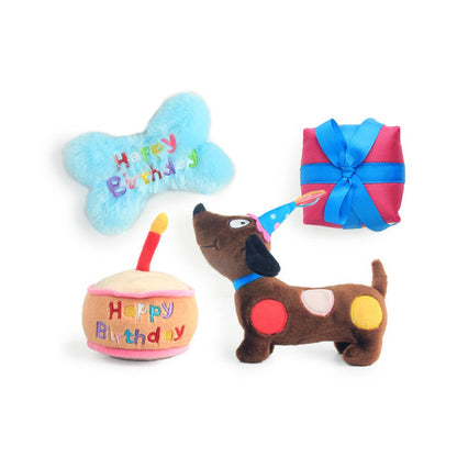 All For Paws AFP Birthday Cake Dog Toy