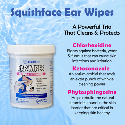 Squishface Ear Wipes