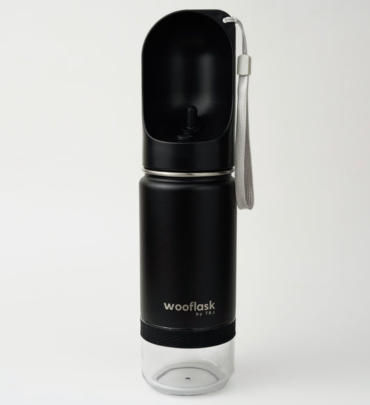 Wooflask Black 12oz