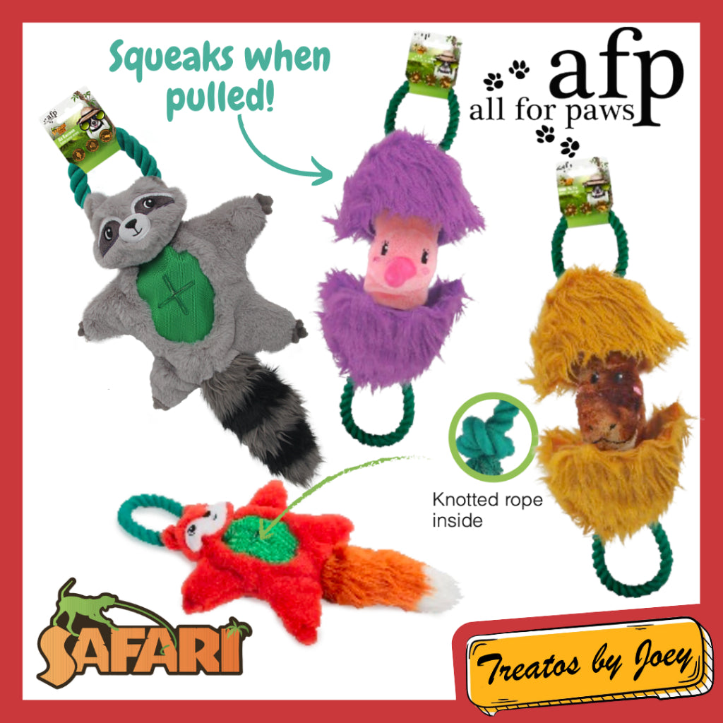 All For Paws AFP Safari Tug Dog Toy