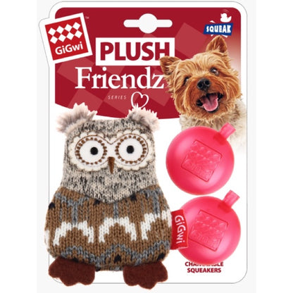 GigWi Plush with Squeaky Refill Dog Toy