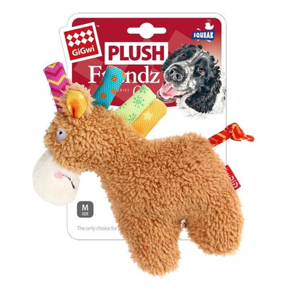 Gigwi Rugged Plush Friendz Dog Toy