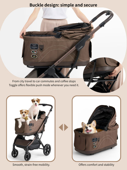 FikaGo Toggle Pet Stroller Dog Cat Stroller