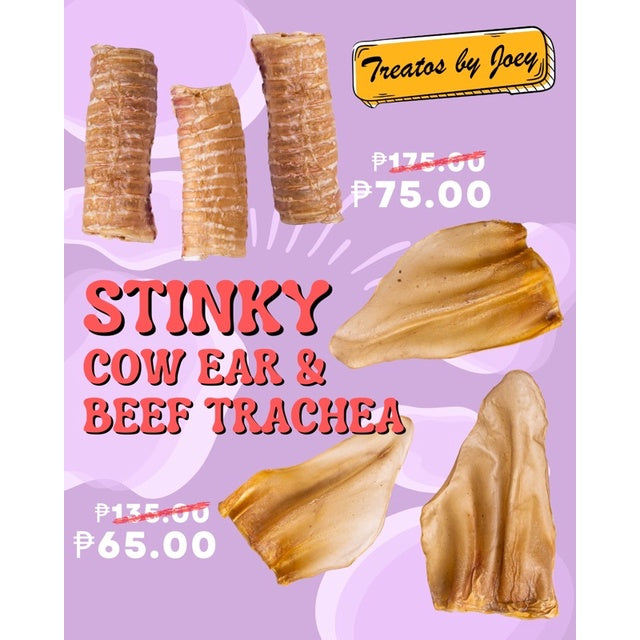 STINKY Cow Ear & Beef Trachea