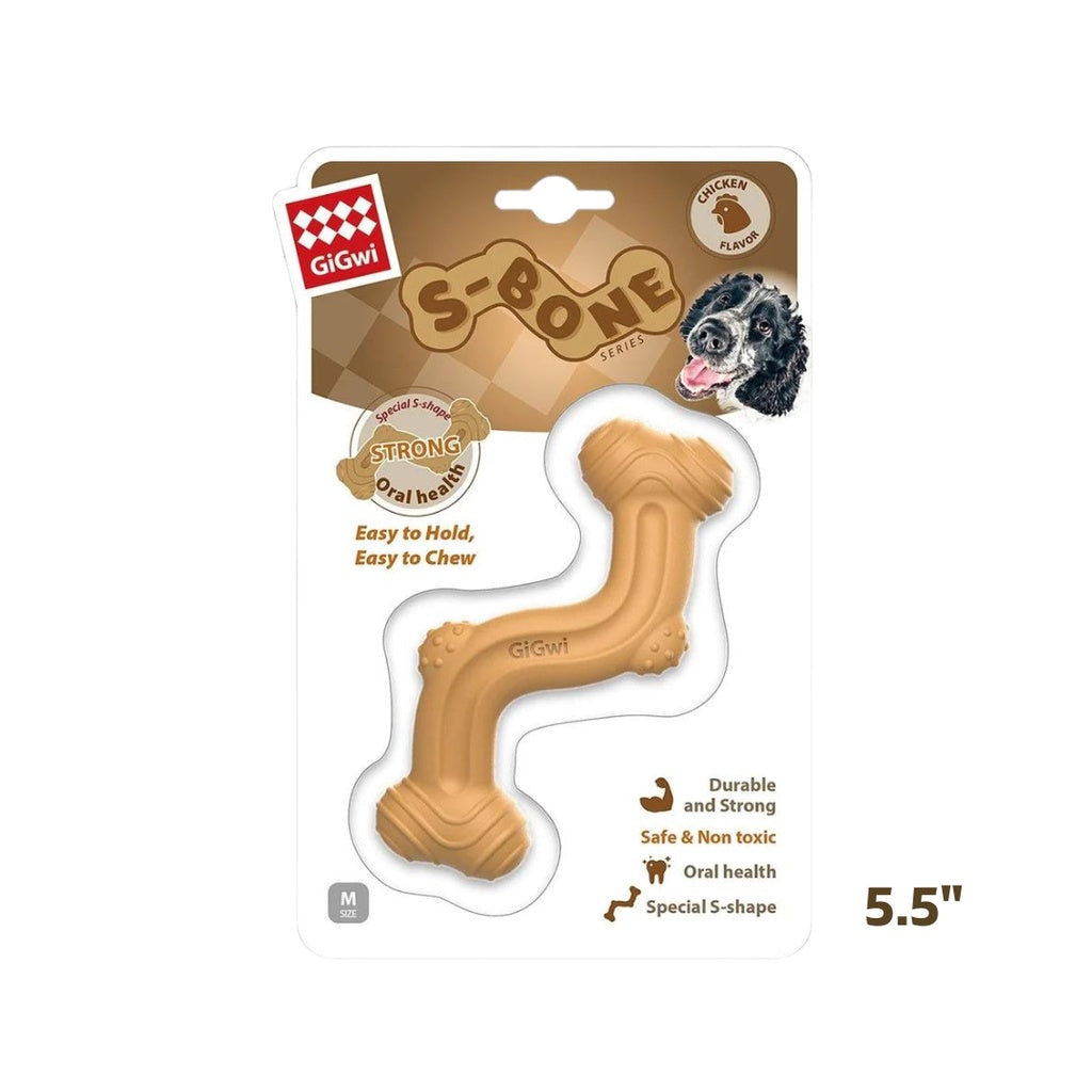 GiGwi Nylon Bone S-Shape Dental Chew Toy