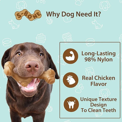 GiGwi Nylon Bone S-Shape Dental Chew Toy