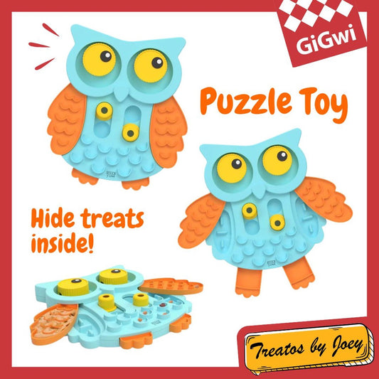 GiGwi Seek Puzzle Snuffle Owl Dog Toy