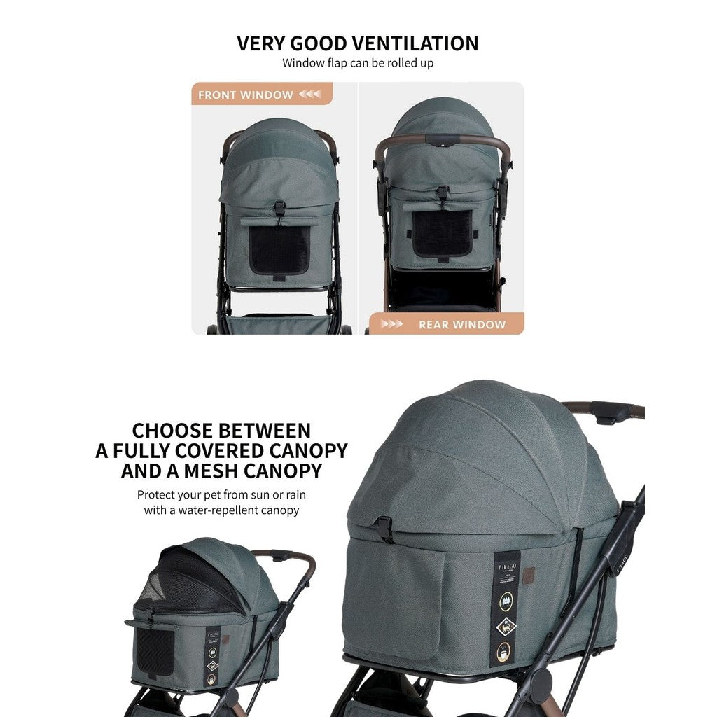 FikaGo Agile 2 Pet Stroller Dog Cat Stroller