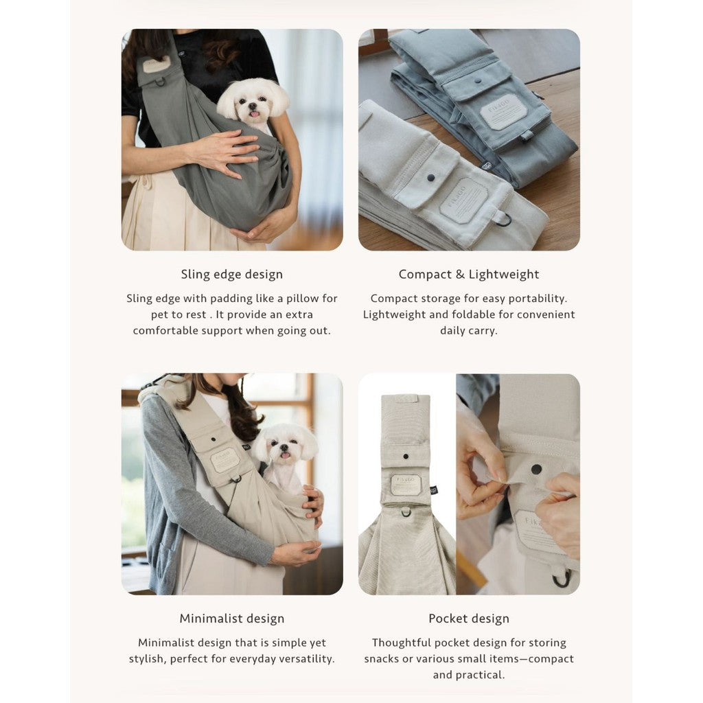 FikaGo Sling Carrier Dog Cat Carrier