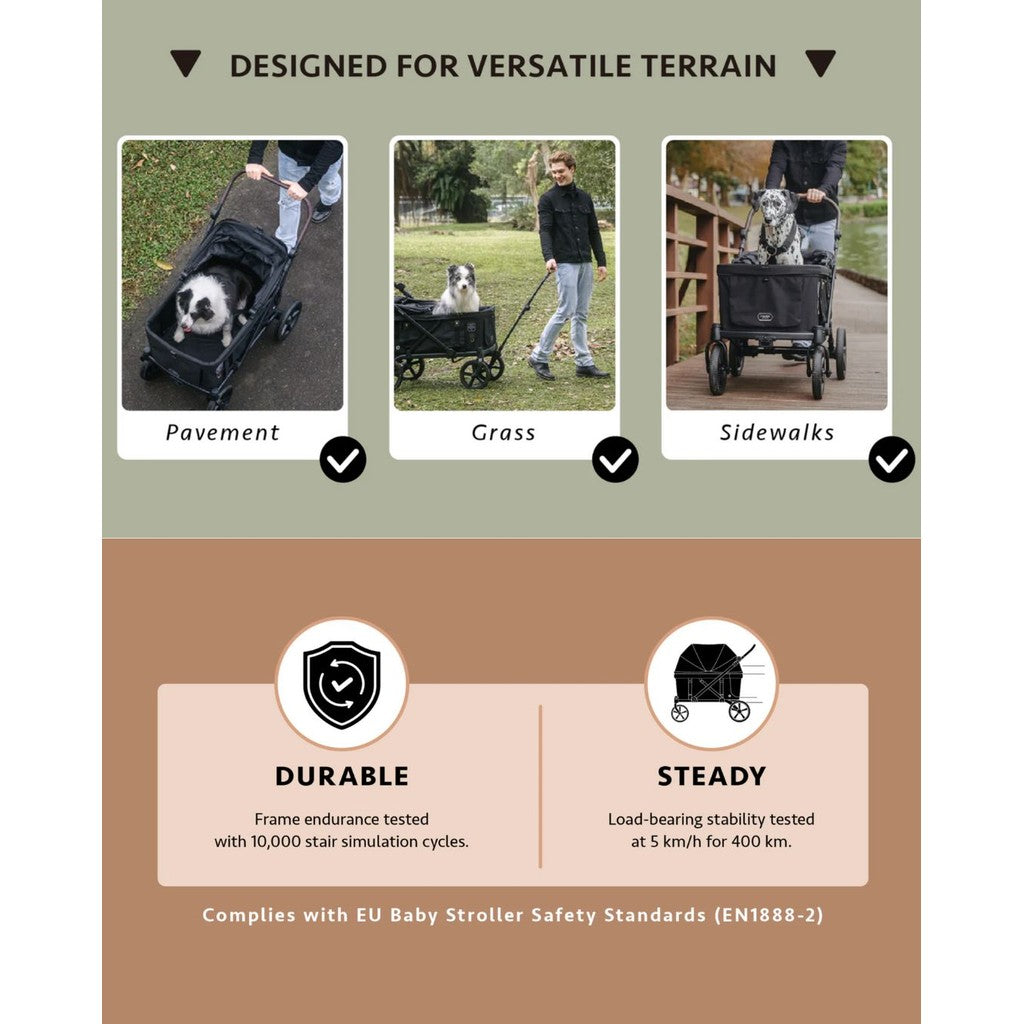 FikaGo Kross Pet Stroller Dog Cat Stroller