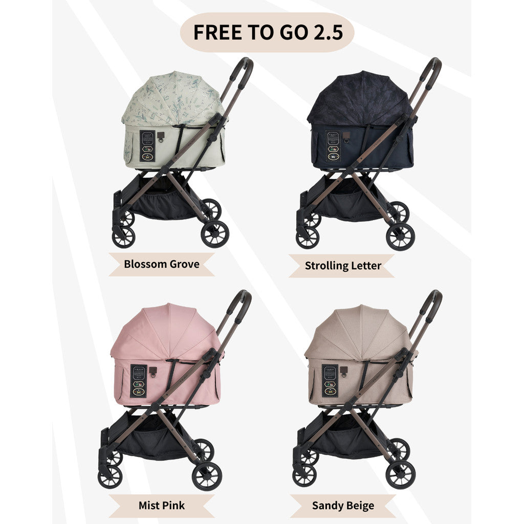 FikaGo Free To Go 2.5 Pet Stroller Dog Cat Stroller