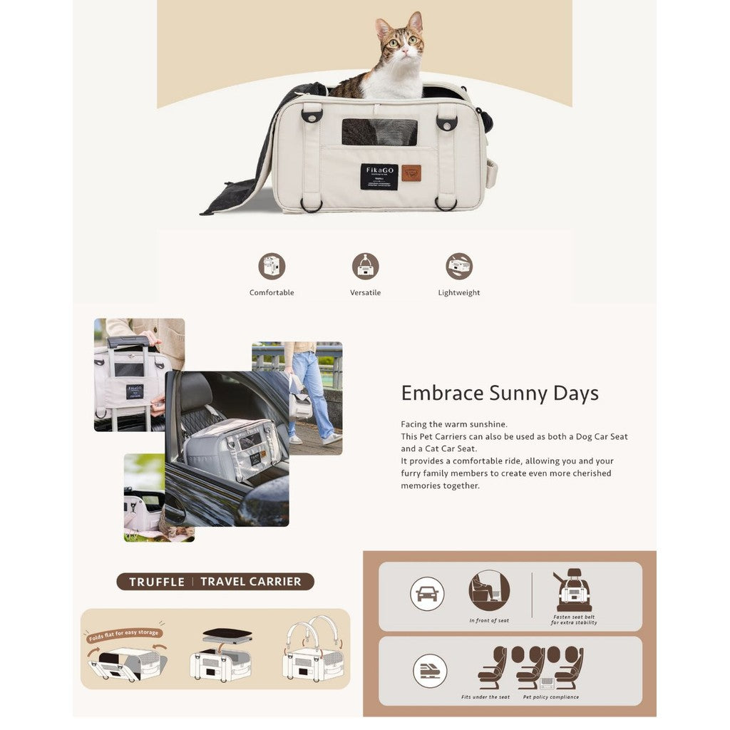 FikaGo Truffle Plus Carrier Dog Cat Carrier