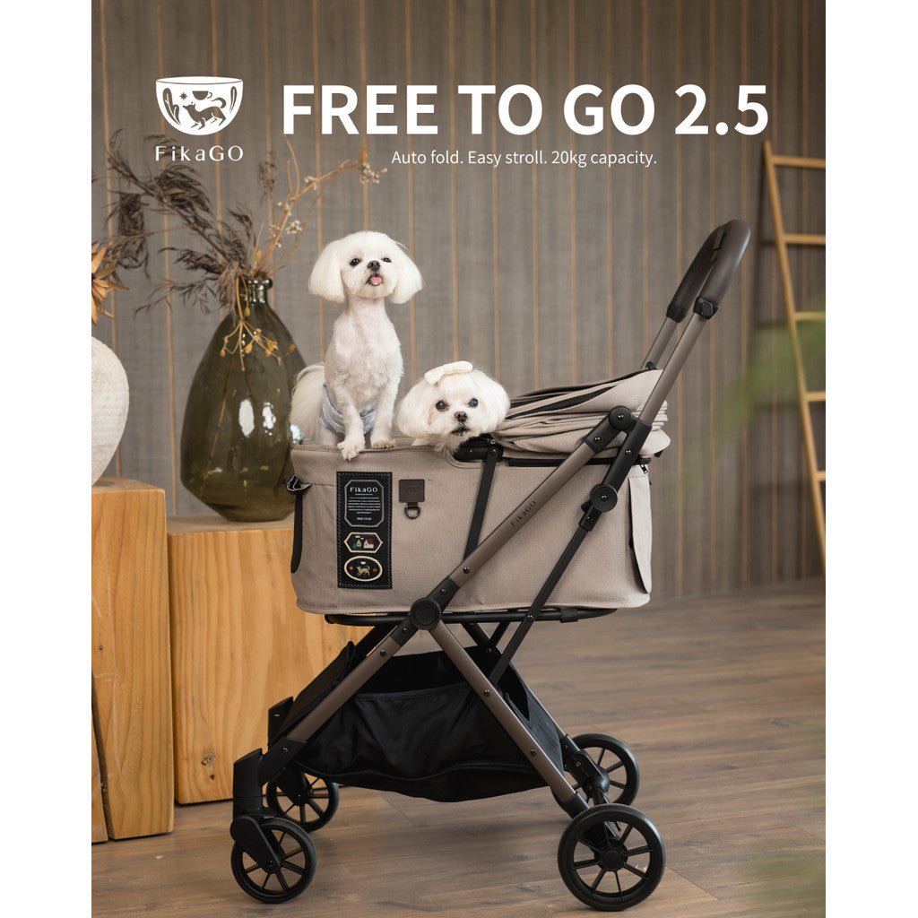FikaGo Free To Go 2.5 Pet Stroller Dog Cat Stroller