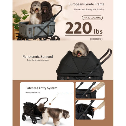 FikaGo Kross Pet Stroller Dog Cat Stroller