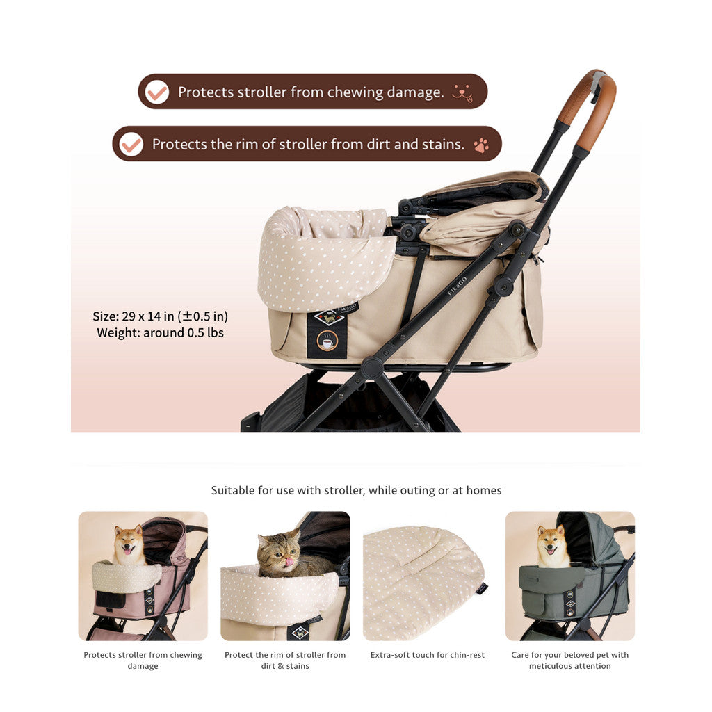 FikaGo Pram Cushion Dog Cat Stroller Guard