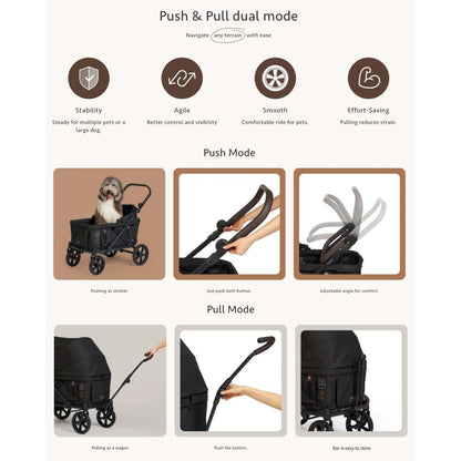 FikaGo Kross Pet Stroller Dog Cat Stroller
